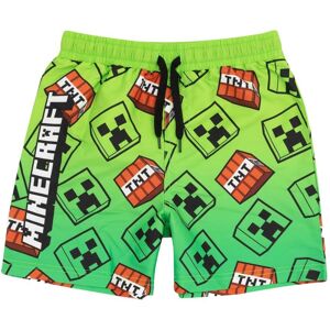 Minecraft Badeshorts til drenge med krybbefanger