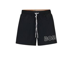 Boss Quick-drying swim shorts with outline logo