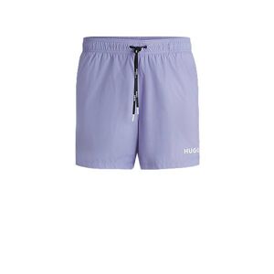 HUGO Fully lined swim shorts with logo print