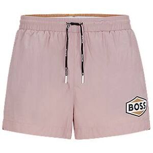 Boss Quick-drying swim shorts with logo details