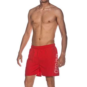 ARENA Fundamentals Logo Badeshorts Herren für Pool und Meer, Schwimmshorts aus Weichem und Schnelltrocknendem Material, Badehose mit Netz-Innenslip