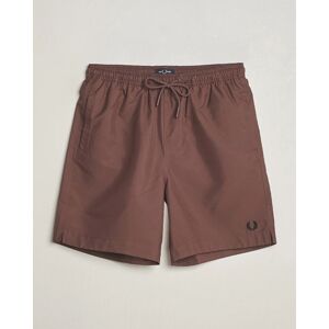 Fred Perry Classic Swimshorts Brick Red men L Brun