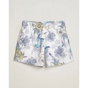 Etro Floral Printed Swim Shorts Light Grey men XL Flerfarvet