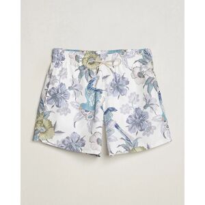 Etro Floral Printed Swim Shorts Light Grey men S Flerfarvet