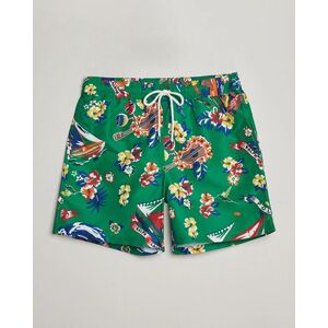 Polo Ralph Lauren Recycled Traveler Printed Swimshorts Surfer Bear men M Grøn