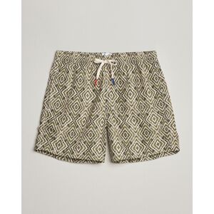 Altea Printed Swim Shorts Green men S Grøn