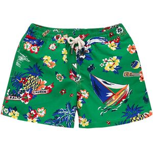 Polo Ralph Lauren Badeshorts - Traveler - Grøn M. Print - Polo Ralph Lauren - 14-16 År (164-176) - Badetøj