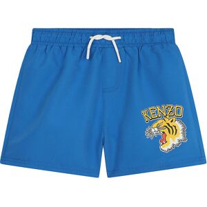 Badeshorts - Electric Blue M. Tiger - Kenzo - 8 År (128) - Badetøj