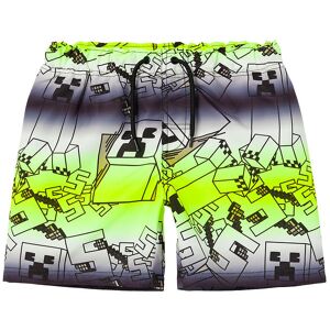 Name It Badeshorts - Nkmmuxin Minecraft - Safety Yellow - Name It - 5 År (110) - Badetøj