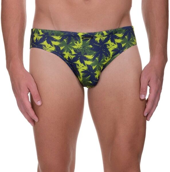 Bruno Banani Caribbean Swim Briefs - Green Pattern * Kampagne *