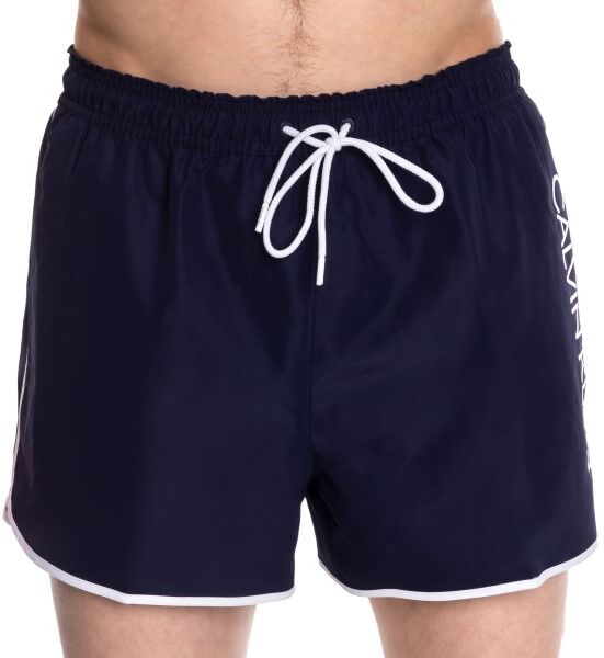 Calvin Klein Core Solid Recycled Short Swim Shorts - Navy-2 * Kampagne *