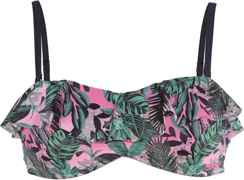 Salming Tropic Garden Padded Bandeau Pink Pink C/D 38