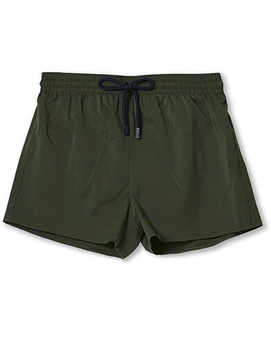 Vilebrequin Man Plain Swim Shorts Military men M Grøn