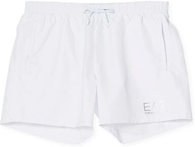 EA7 Sea World Swimshorts White/Silver men 52 Hvid