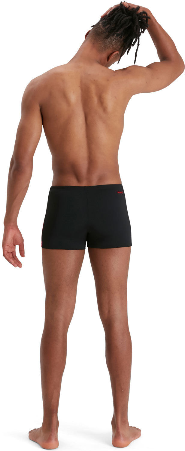 Speedo boom logo splice aquashort bañador natación hombre Negro (30)