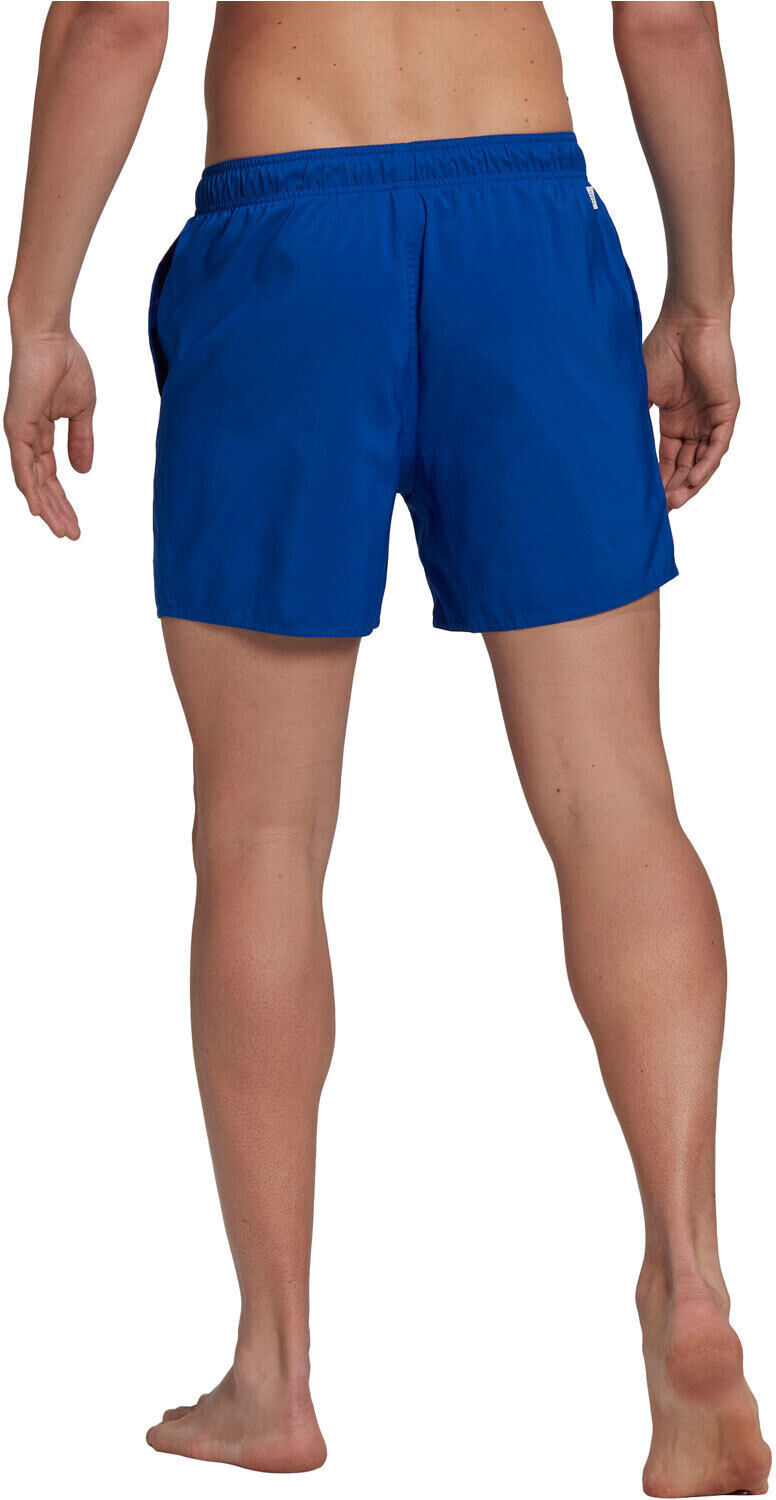 Adidas short length solid bañador playa hombre Azul (M)