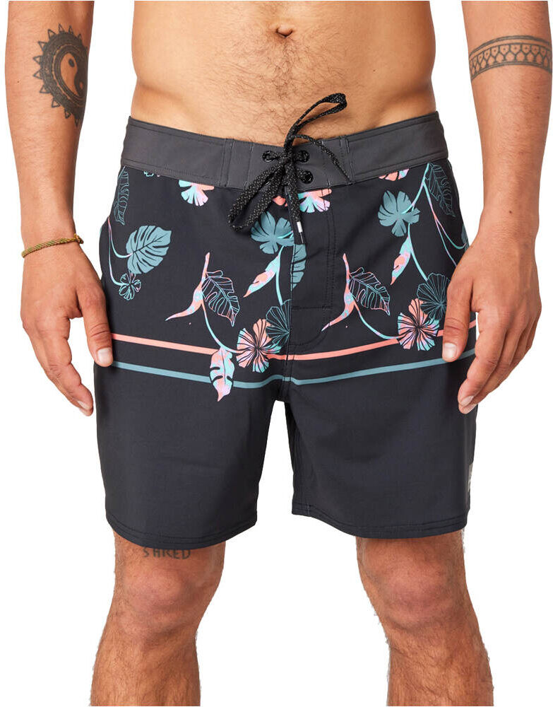 Rip Curl mirage retro equator bañador playa hombre Negro (30)