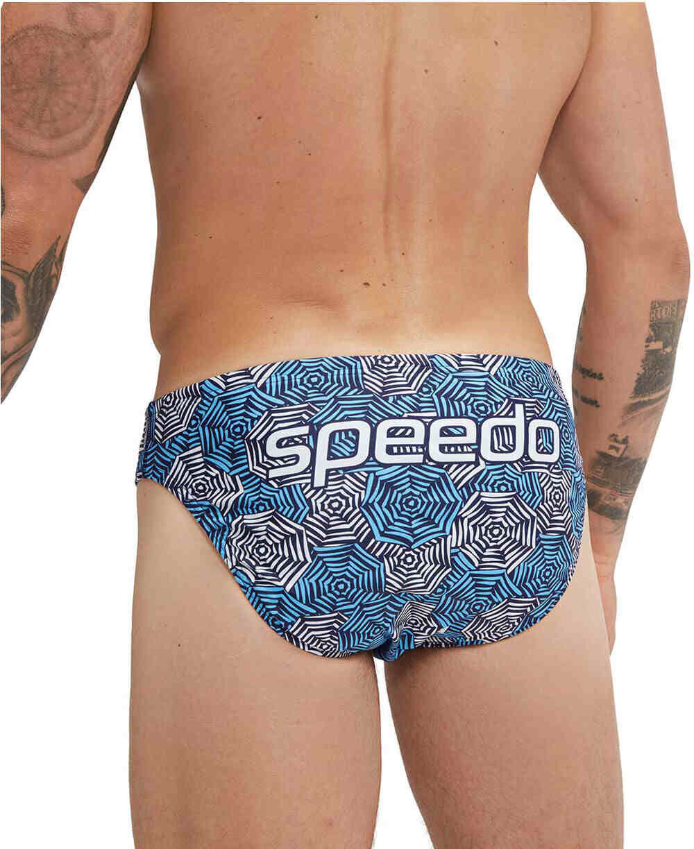 Speedo escape 5cm bañador natación hombre Azul (44)