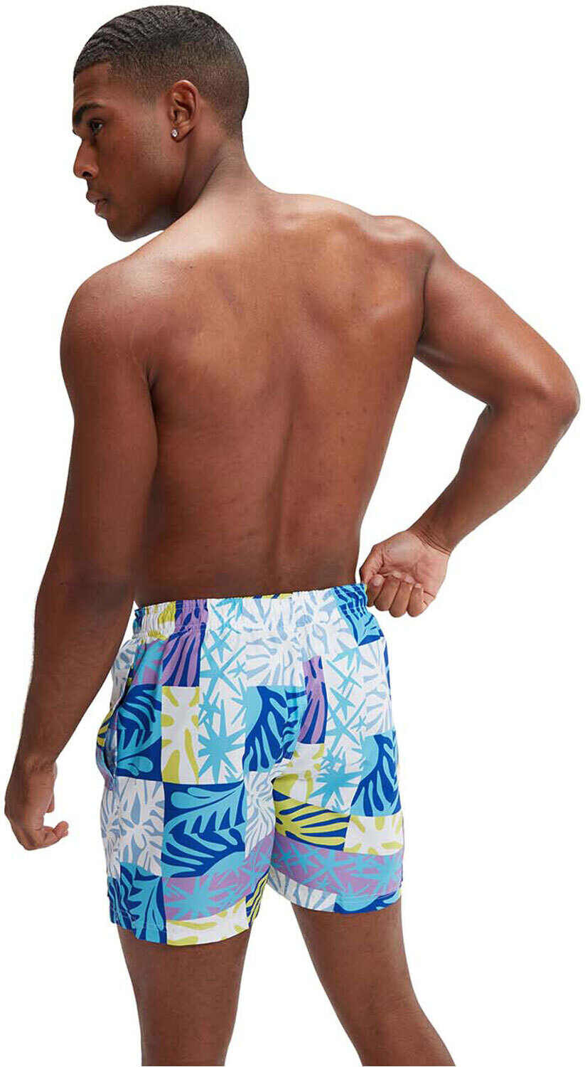 Speedo printed leisure bañador playa hombre Azul