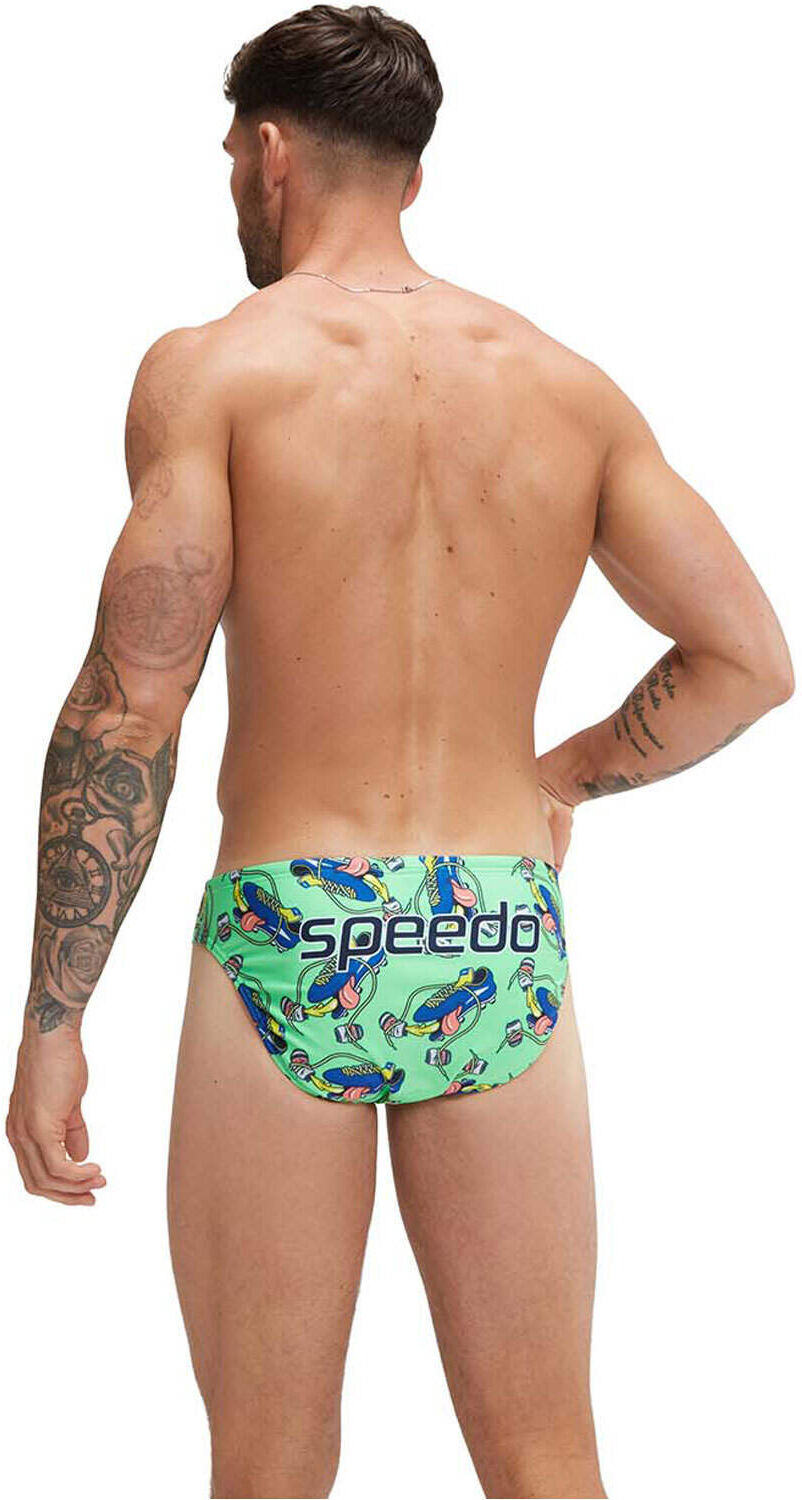 Speedo fundies bañador natación hombre Verde (36)