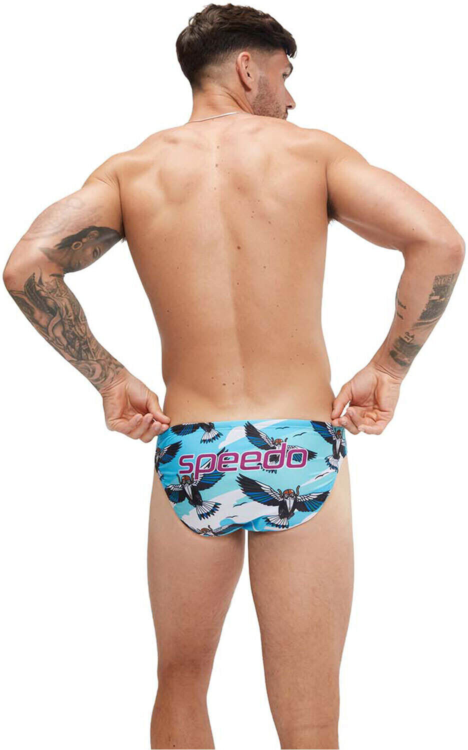 Speedo fundies bañador natación hombre Azul (34)