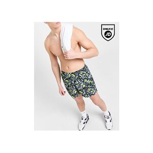 Nike Happy Daze Allover Print Swim Shorts - Mens, Black  - Black - Size: Small