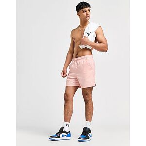 Jordan Poolside Swim Shorts - Mens, Legend Pink/White  - Legend Pink/White - Size: Medium