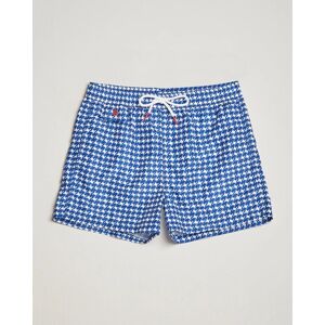 Kiton Printed Nylon Swim Shorts Navy - Sininen - Size: One size - Gender: men