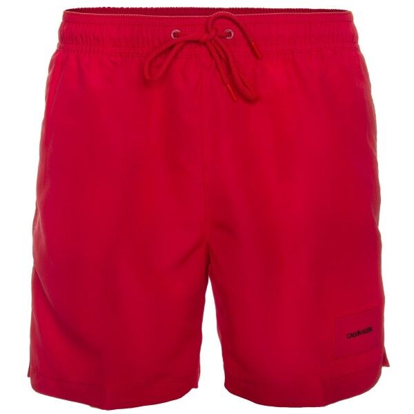 Calvin Klein Core Solids Drawstring Swim Shorts - Red * Kampanja *  - Size: KM0KM00296 - Color: punainen