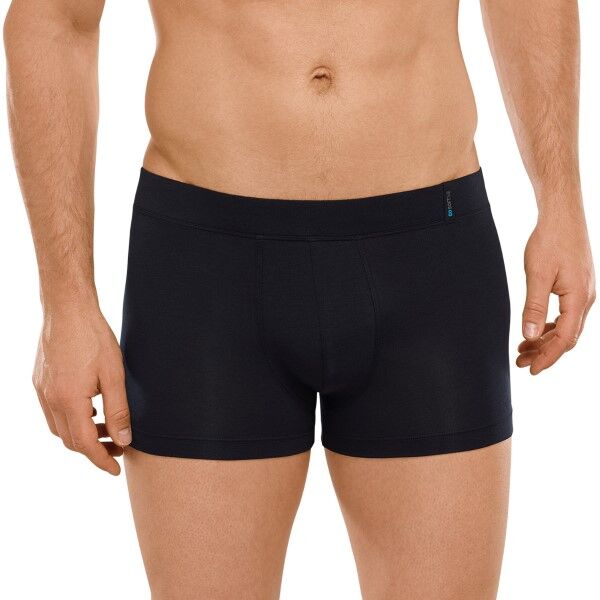 Schiesser Long Life Soft Shorts - Darkblue  - Size: 155632 - Color: tummansin.