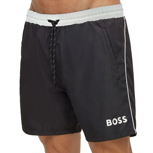 Hugo Boss BOSS Starfish Swim Shorts - Black  - Size: 50408118 - Color: musta