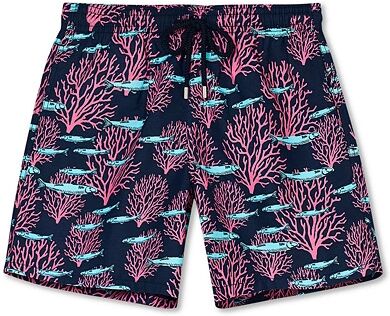 Vilebrequin Moorea Swim Shorts Bleu Marine Corals