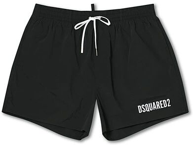 Dsquared2 Icon Boxer Mid Swimshorts Black/Silver