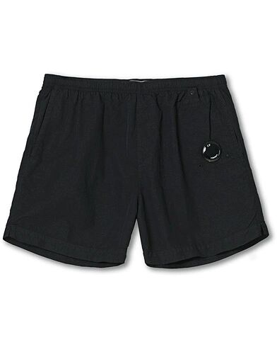 C.P. Company Flatt Nylon GD Lens Swimshorts Black