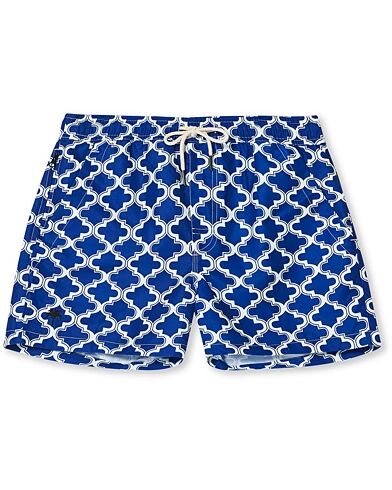 OAS Printed Swimshorts Blue Morocco