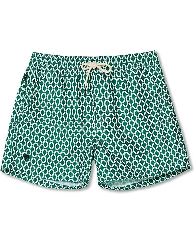OAS Printed Swimshorts Green Tile
