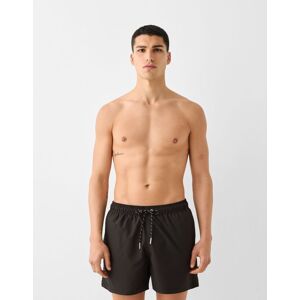 Bershka Maillot De Bain Basique Homme L Noir - Publicité