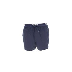 Short de bain Puma swim men logo short length swim shorts 1p Bleu marine Taille : M - Publicité