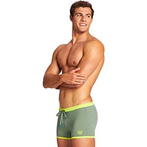 arena M Fundamentals Borders Short Maillot de Bain pour des Hommes, Army-Soft Green, 4 - Publicité