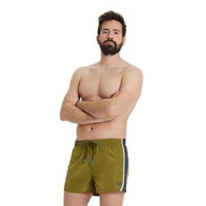 arena Short de Bain Court Barth pour Homme, Maillot de Bain Plage en Tissu Doux à Séchage Rapide, X-short avec Slip Intégré en Maille Filet - Publicité