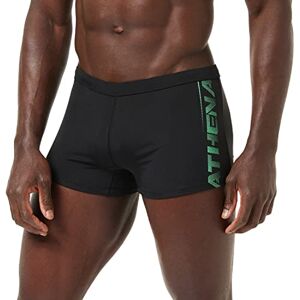 ATHENA Homme Serigraphie Sport 6j25 Maillot de bain, Noir, L EU - Publicité