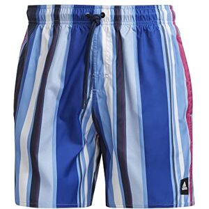 Adidas Striped Swim Shorts Swimsuit, Blue Fusion, L Men's - Publicité