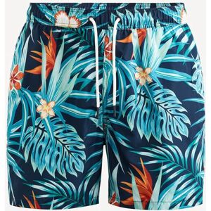 celio Maillot de bain motifs tropicaux - bleu PETROLE