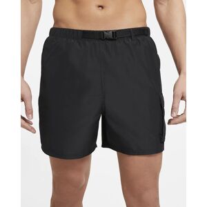 Nike Short de bain repliable à ceinture 13 cm Pour Homme Taille : L Couleur : Black Noir L male