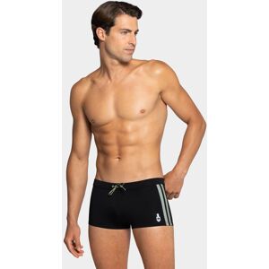 IMPETUS Boxer de bain a rayures laterales LE NOIR L homme