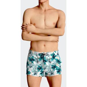 IMPETUS Short de bain court Imprimé floral BLEU PETROLE L homme - Publicité