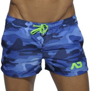 Addicted Short de Bain Camouflage Marine Marine L - Publicité