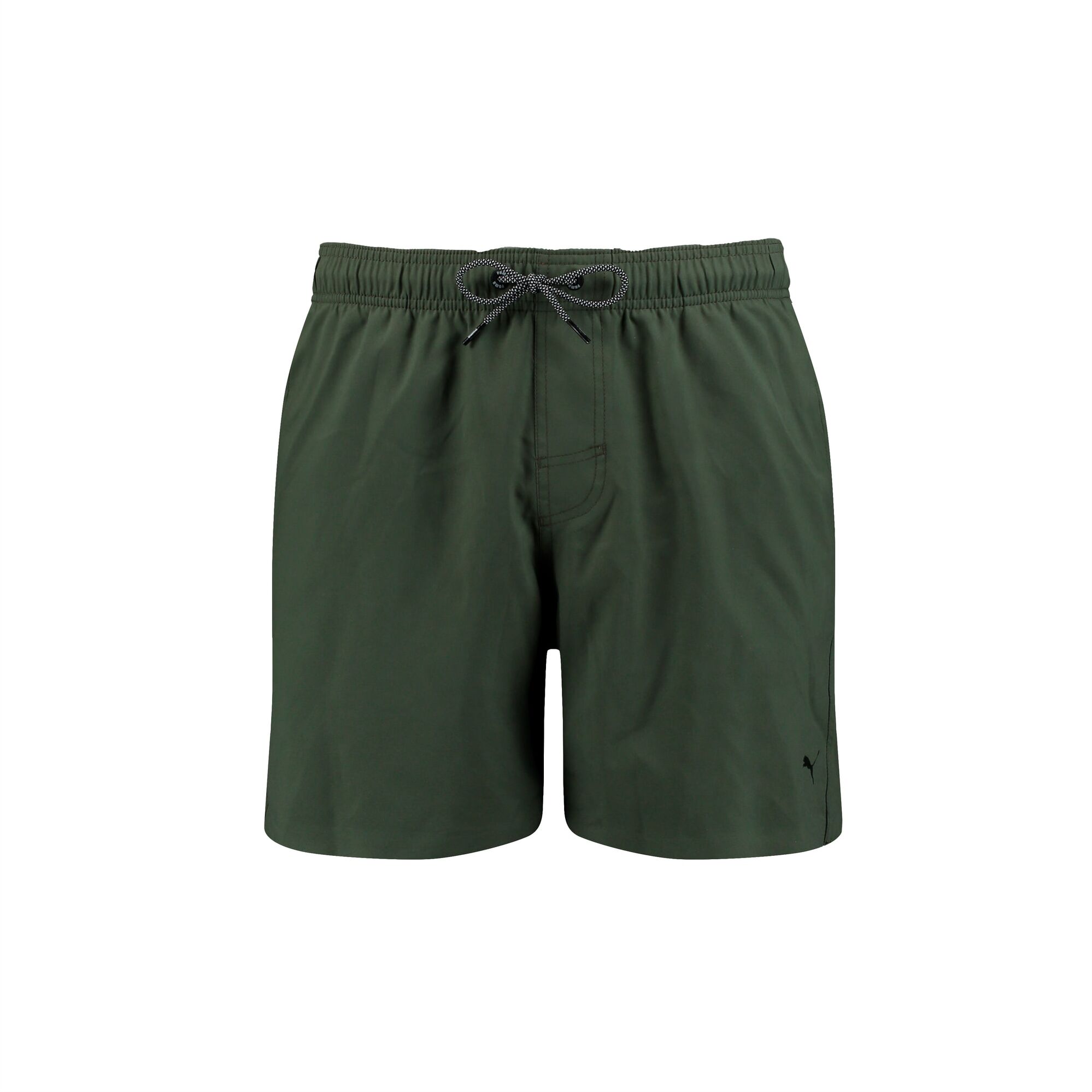 PUMA Short de bain semi-long PUMA Swim avec cordon visible pour Homme, Vert, Taille M, Vêtements