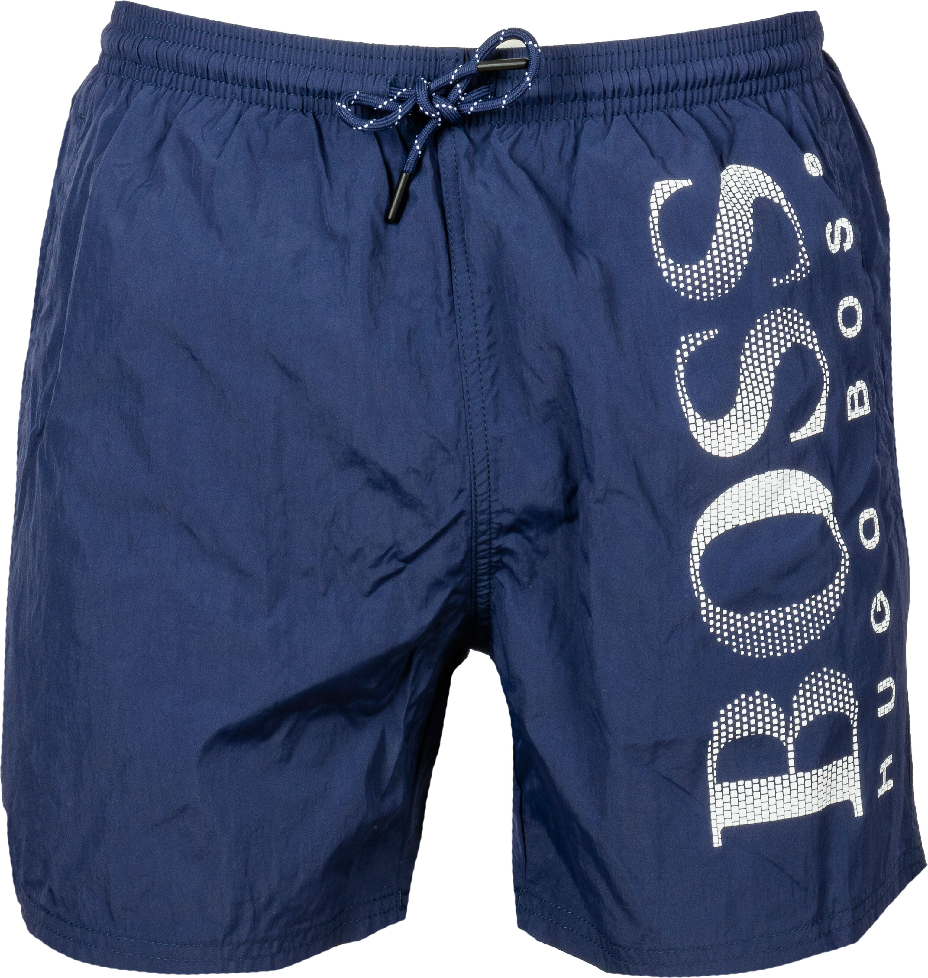 Hugo Boss Short de bain Hugo Boss bleu marine à logo blanc - BLEU MARINE - L