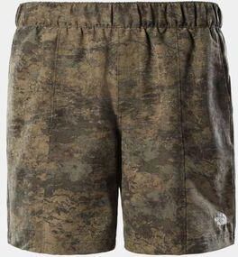 The North Face Class V Pull On Short Military Olive Cloud Camo Wash Print Size: (XXL Regular)